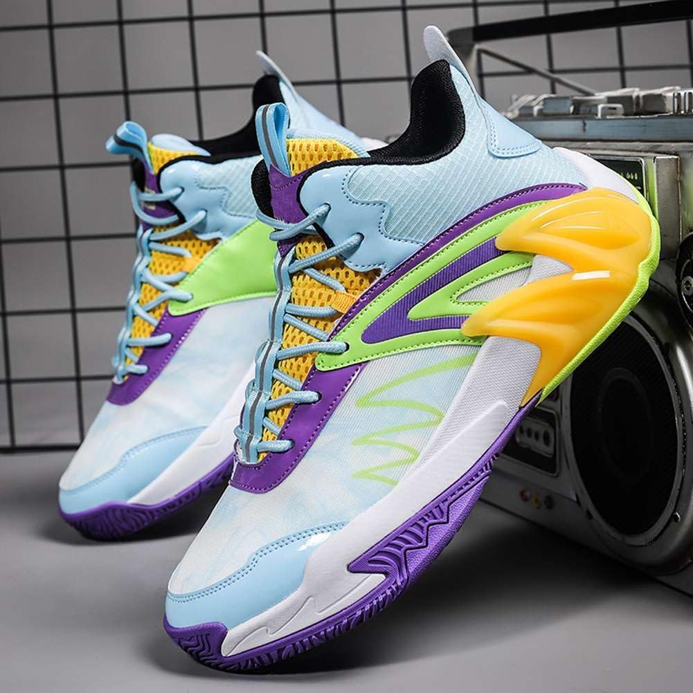 VAXAV Unisex Professional Outdoor Sports Sneakers High Top Basketball Athletic Running Tennis Shoes