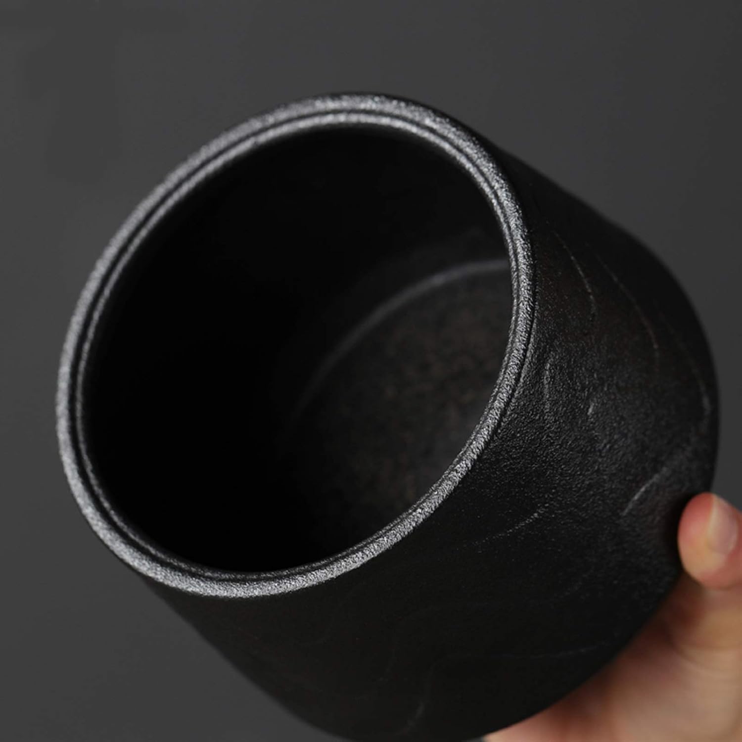 Ceramics Ash Urn Sealed Cremation Funeral Ashes Keepsake Small Animals Pet Dog Cat Memorial Suitable Home Fireplaces Burial (Color : Black)