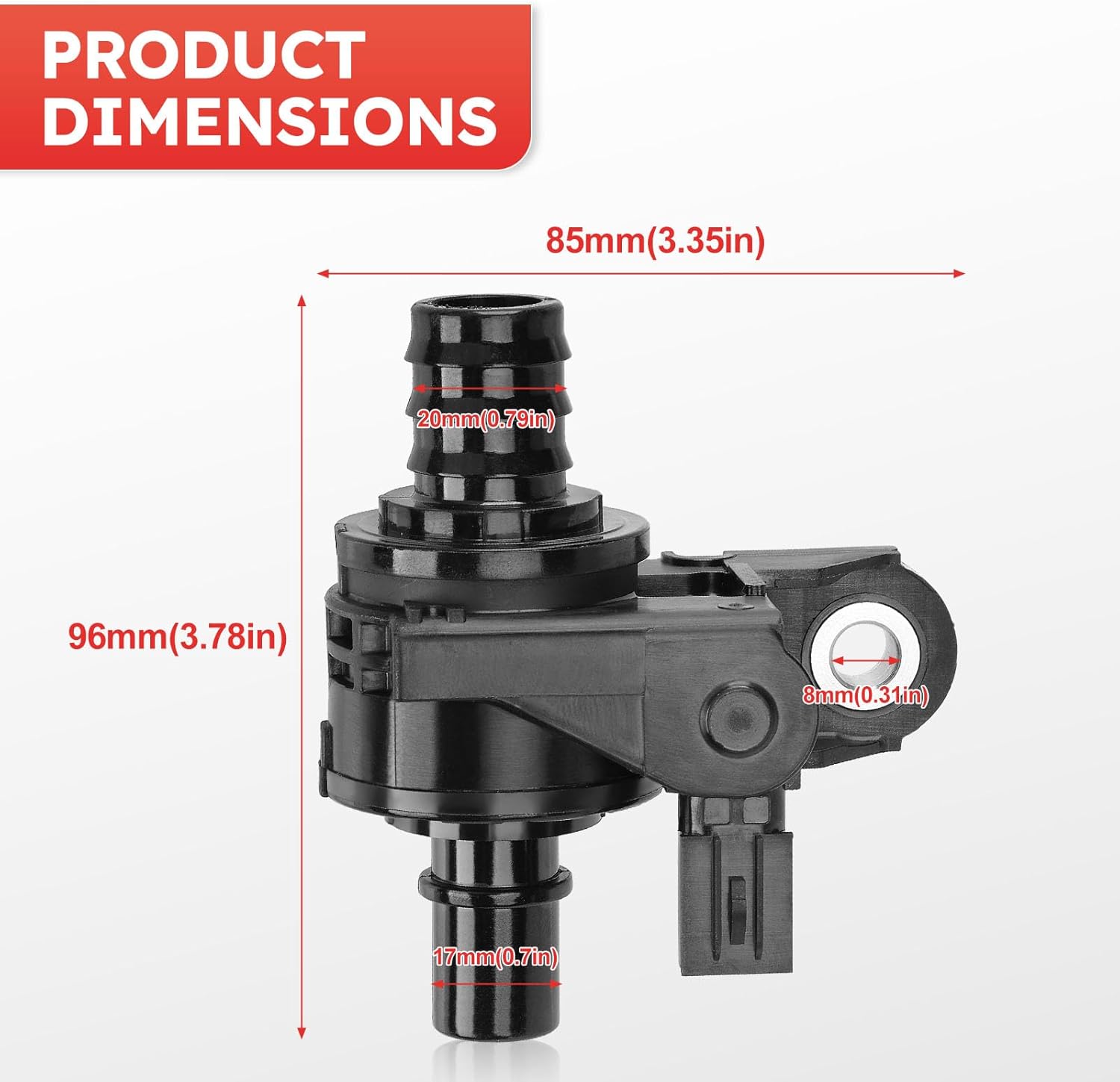 1667125010 Coolant Water Control Valve for 2018-2023 Toyota Avalon Camry RAV4/2019-2022 ES300h ES350 Replace# 16671-25010 (1667125010)