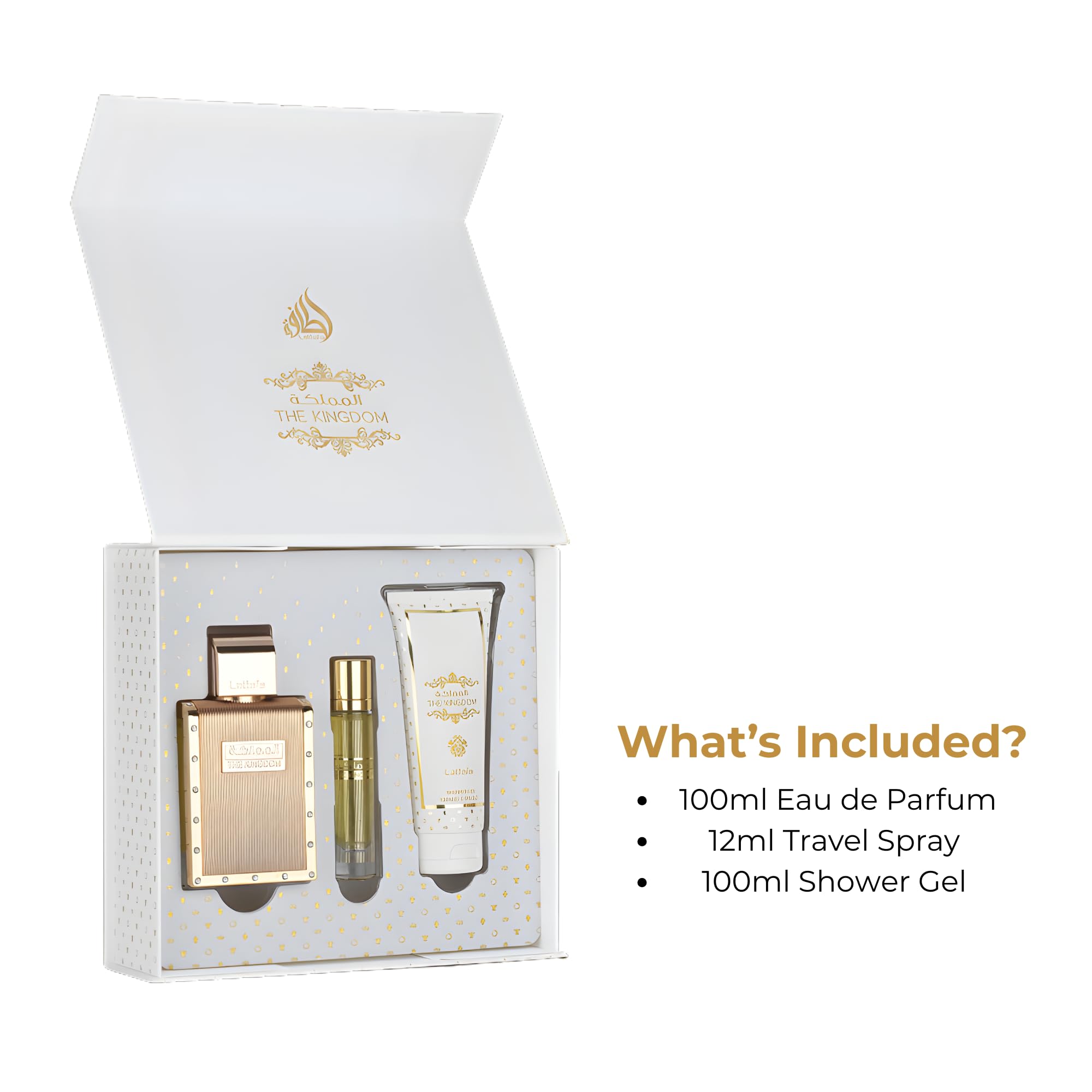 Lattafa The Kingdom for Man Gift Set