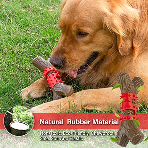 RANTOJOY Tough Dog Toys Aggressive Chew Toys for Large Dogs, Durable Dog Chew Toys for Medium Large Breed, Nylon Rubber… - Image 6