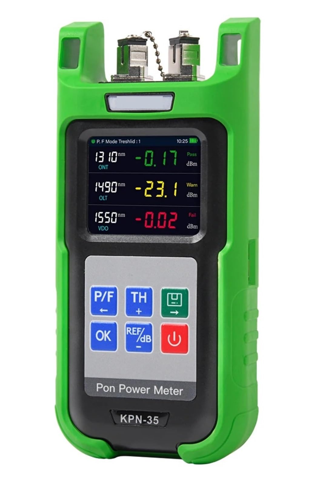 OTDR, Glasfaser-Pon-Leistungsmesser for Pon-Netzwerktests, KPN-35, 1310 nm, 1490 nm, 1550 nm,Anti-Interferenz(KPN-35-APC Connector)