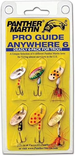 Miniatura 2 de Panther Martin Fishing Lures 6-Pack All Time Greatest Fish Catcher World Famous Spinning Lures in Value Kit Spinners for Trout, Salmon, Panfish