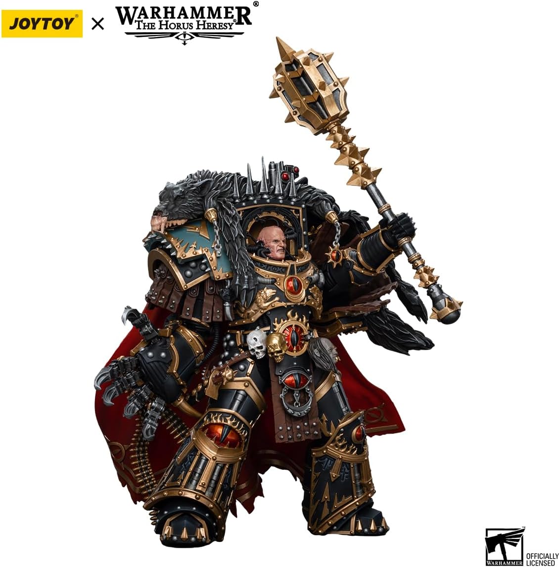 JOYTOY Warhammer The Horus Heresy Collectible Figure: Sons of Horus Warmaster Horus Primarch of The XVlth Legion 1:18 Scale Mecha Joy Toy Collection Model 7.95 inch