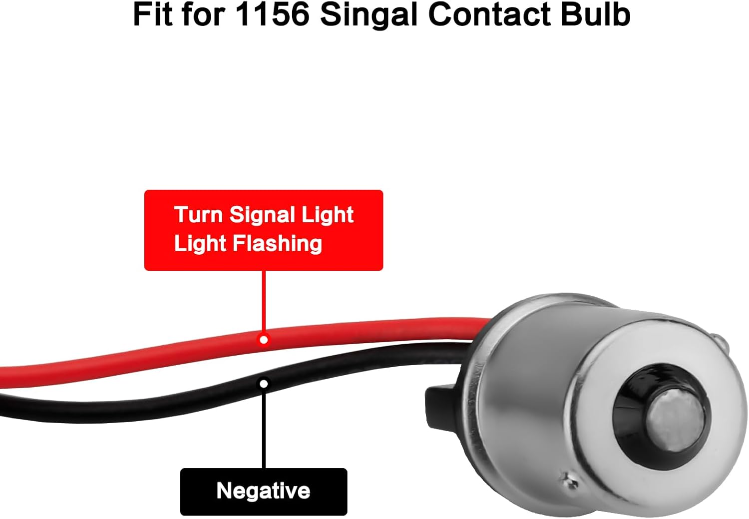 Motorcycle 1156 LED Turn Signal Light Front Rear 2 Inch Bullet Smoked Lens Compatible with Harley Softail Touring Dyna Fat Boy Sportster Road King Street Glide Electra Glide