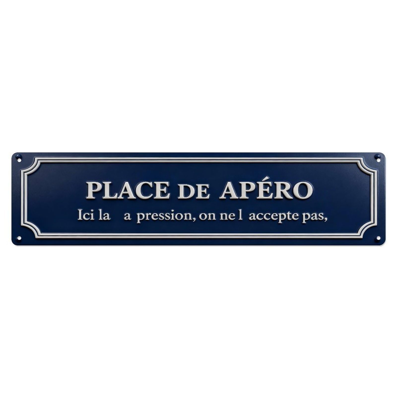 Here We Do Not Accept Draft Beer Metal Tin Sign Plaque