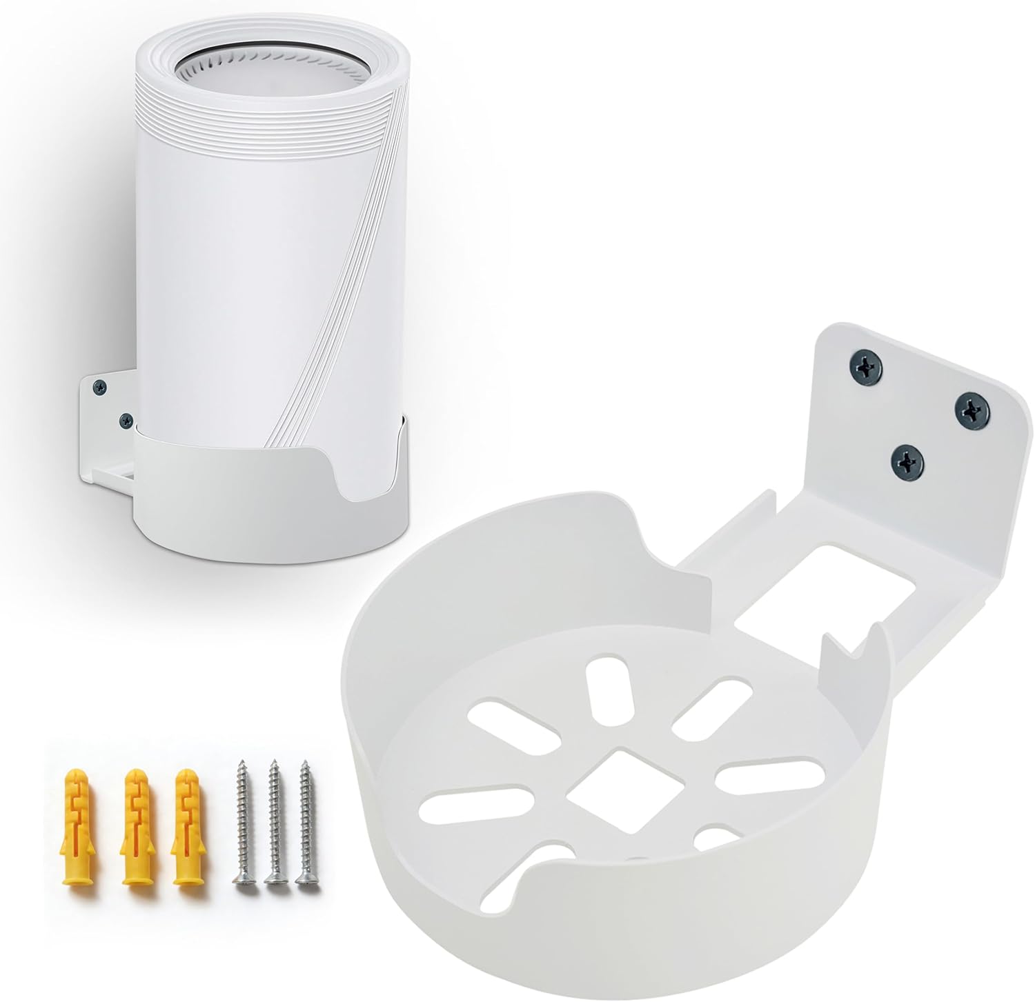Wall Mount for Deco BE75 / BE85 / BE95 / BE17000 / BE22000 / BE33000, Upgrade Clean White Wall Bracket for WiFi 7 Mesh Routers, Space-Saving Vertical Mount, Easy Install, 2 Pack