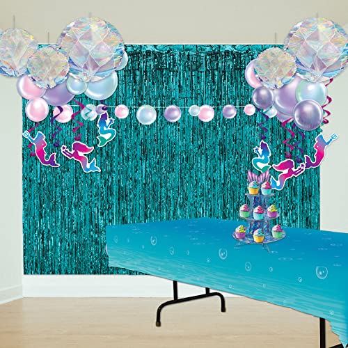Bannière à bulles colorées Beistle pour anniversaire enfant thème océan