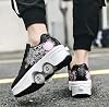 Shoes with Wheels Roller Skates Skateboard Shoes Children's Shoes with Wheels Skate Shoes Wheels Shoes Sports Shoes Running Shoes Trainers with Wheels for Girls and Women