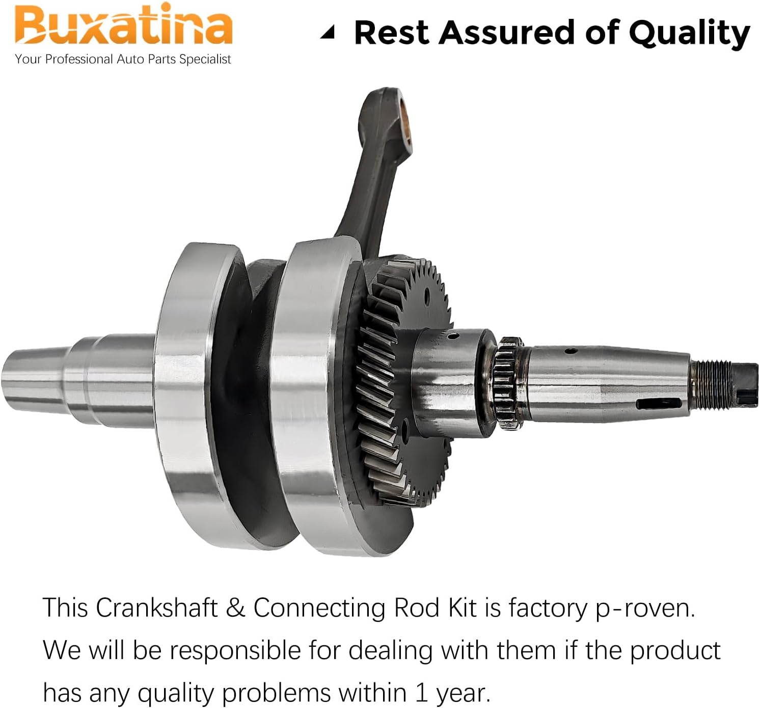 2204729 Crankshaft & Connecting Rod Kit for Polaris RZR 570 2012-2017, for ACE 570 2016-2017, for Ranger 570 Sportsman 570 2014-2017 Crankshaft Assembly Replace# 1204465 1205024