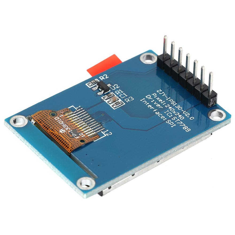 Moduł wyświetlacza LCD, 1,3-calowy moduł kolorowego wyświetlacza LCD IPS Kompaktowy układ Wygodny do osadzenia w różnych urządzeniach 240x240 3,3 V SPI ST7735 dla