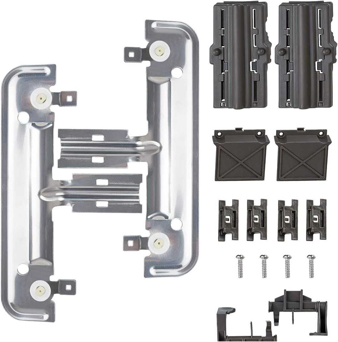 Decorlife Upgrade W10712394 Dishwasher Dishrack Adjuster Kit Metal Rack Adjuster