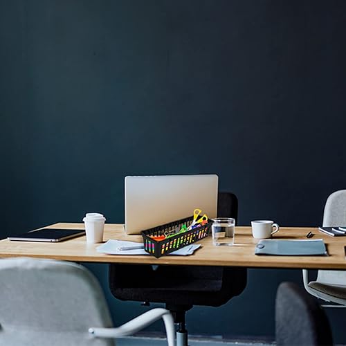 Miniatura 8 de EWAFILU 12 Pack Classroom Storage Baskets Bins, Pencil Holder Baskets for Kids Desk Rectangle Office Supply Baskets