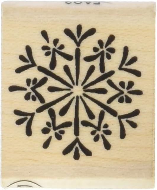 Art Stamps Snowflake 1 Fun Stamp, Black