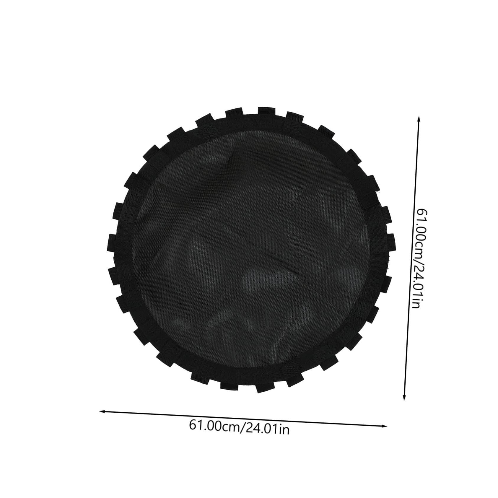 KOMBIUDA Trampoline Jumping Mat Mesh Design Easy Installation Hammock Steel Ring Trampoline Supplies