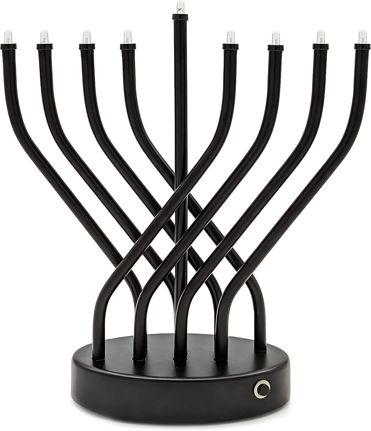 The Dreidel Company Contemporary LED Electric Hanukkah Menorah