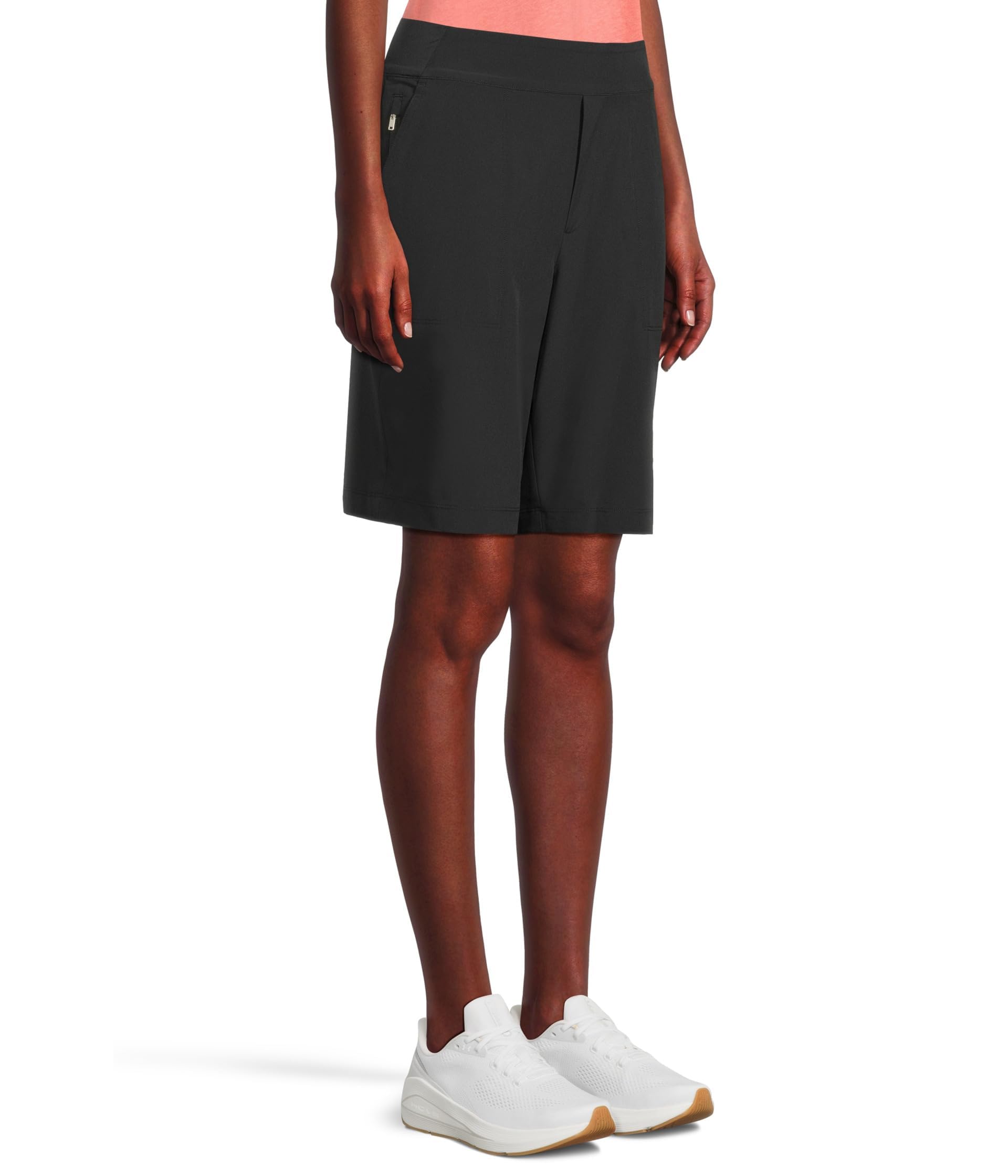 Skechers Go Walk Skechweave Bermuda Short, Noir épais, XS Femme