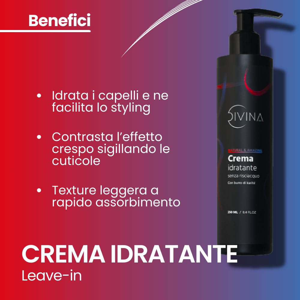 Kit definición suavizante para cabello ondulado, rizado, súper rizado, afro Natural&Amazing de DIVINA BLK