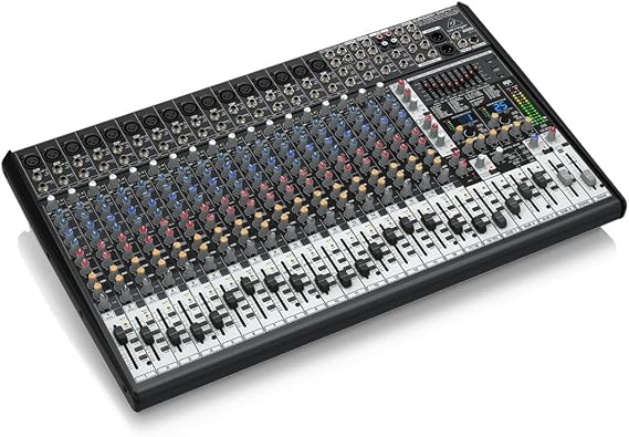 Behringer EURODESK SX2442FX Ultra-Low Noise Design 24-Input 4-Bus Studio/Live Mixer with XENYX Mic Preamplifiers, British EQ and Dual Multi-FX Processor