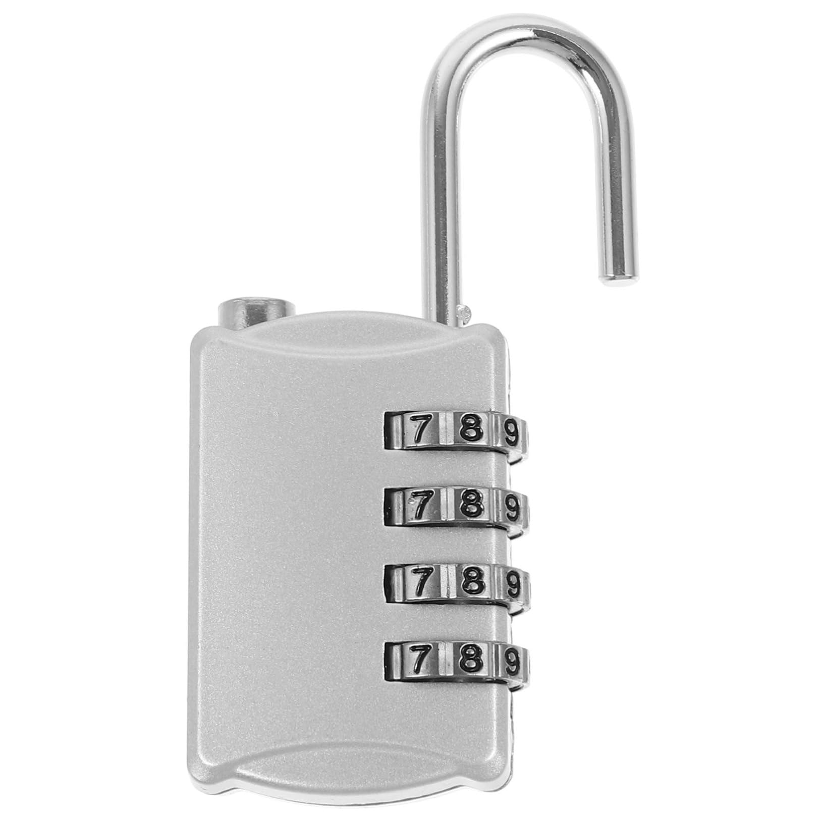 Gadpiparty Digital Code Tactile Padlock Gym Lock for Blind Easy Unlock Lock for Suitcase Toolbox