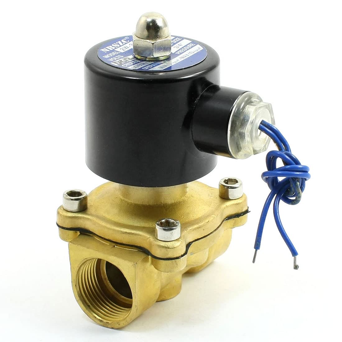 Électrovanne 3/4" DC12V action directe à ouverture instantanée 2W-20