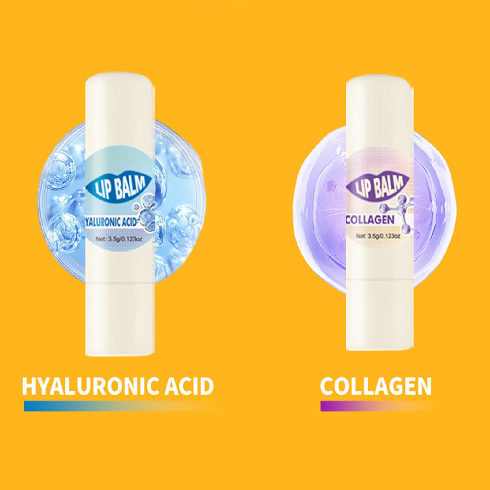 Balsamo Idratante per Labbra 5 Pezzi Crema Volumizzante Nutriente