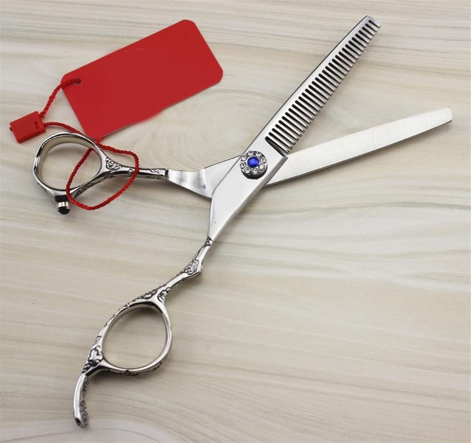 Hair Cutting Shears, Professional Professiona 6” inch Scissors Steel Hairdressing thinning Barber Salon(Pair of Scissors)