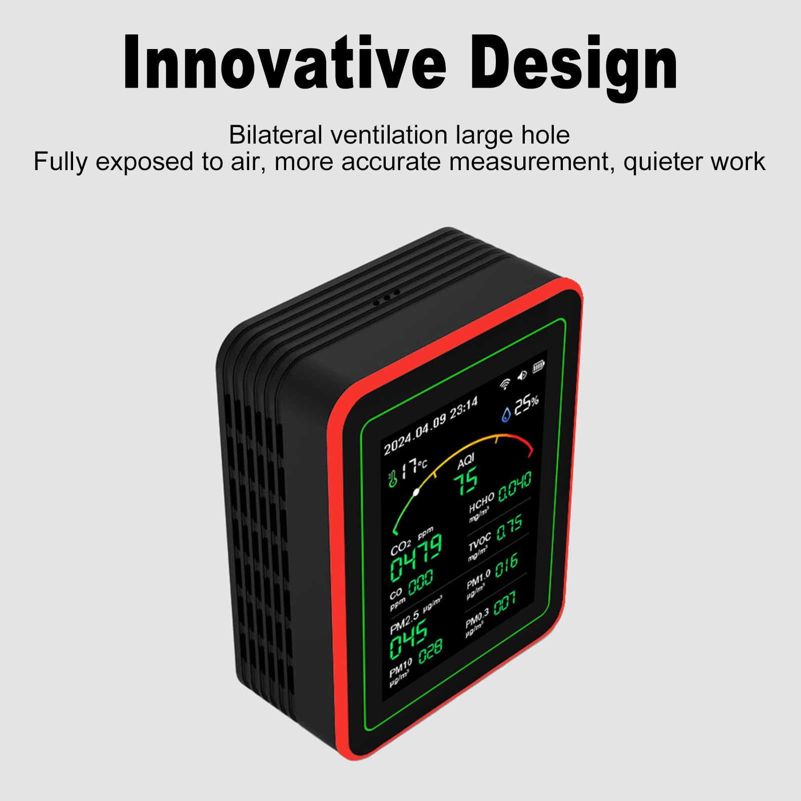 FTVOGUE 15-in-1 Luftqualitätsmonitor für Büros