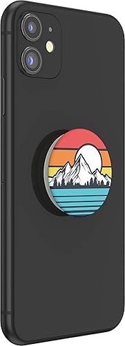 Miniatura 4 de PopSockets - Agarre para teléfono con soporte expandible, agarre adhesivo, Sunset Peaks