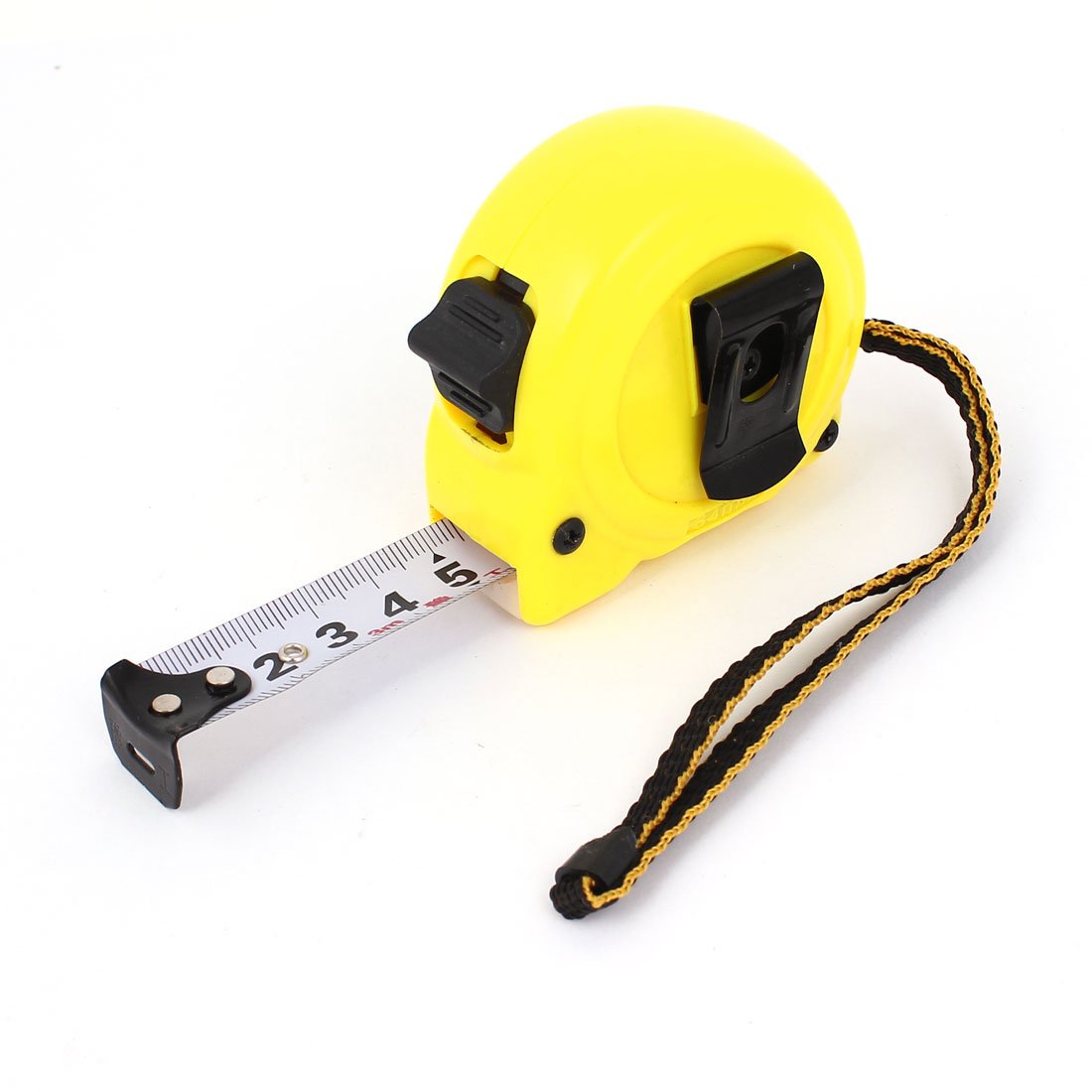 Aexit Yellow Plastic Tools & Home Improvement Housing Retractable Metric Ruler Range Measuring Measure Tape Tape Measures 3 Meters