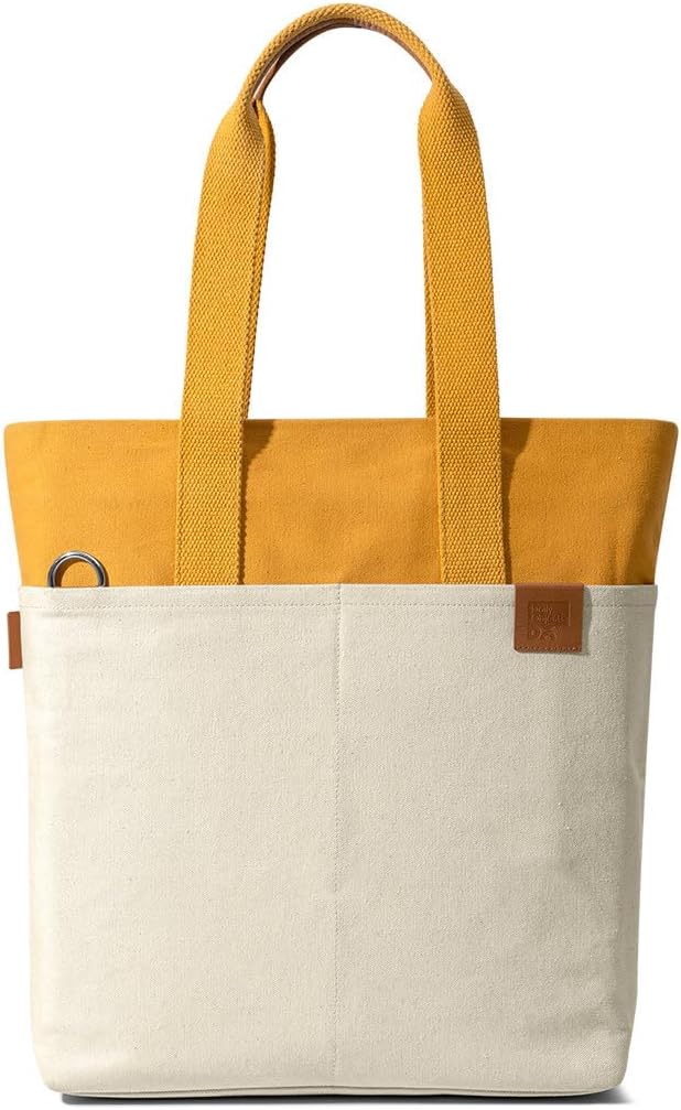 DailyObjects All Time Canvas Daily Tote Bag | Spacious, Stylish, Sturdy Handbag Zippered Compartment | Fits laptops of up to 13.3 inches | Office and Travel Friendly