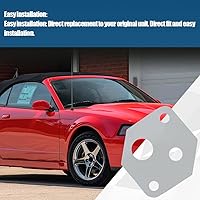 Vista 4 de CULMKARI Placa restrictora IAC de control de aire de ralentí compatible con Ford Mustang1986-1995 LX GT 5.0 V8 1996-2004 4.6 SOHC Cobra DOHC
