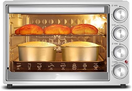 FUDIV Forno Elettrico per Uso Domestico Forno Elettrico Automatico  Multifunzione 40 Litri Tubi Superiore e Inferiore Controllo Indipendente  della Temperatura 1500 Watt Grigio : Amazon.it: Casa e cucina