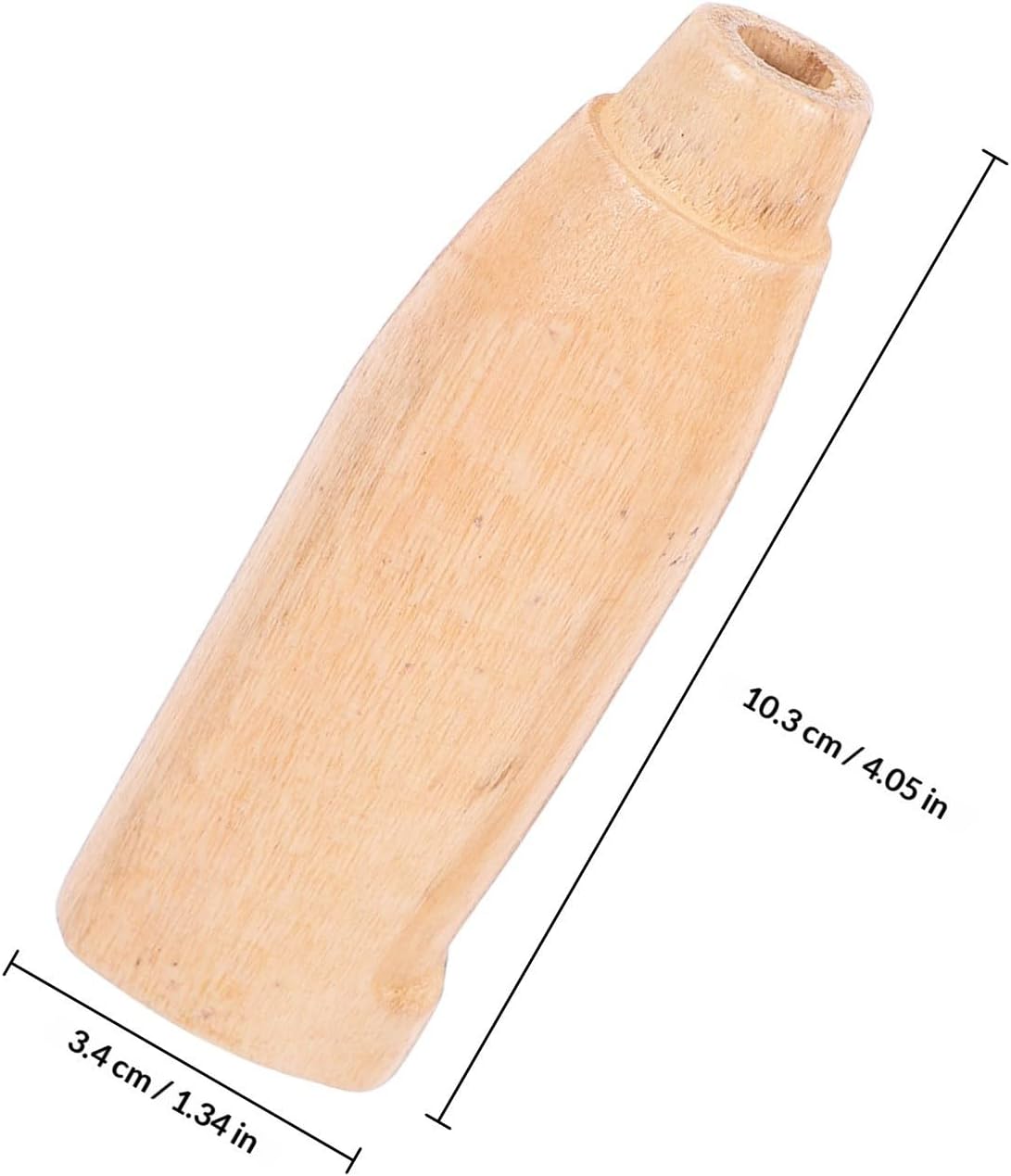 VILLCASE 2pcs Wooden Vegetable Cleaver Handles Anti Slip Grip Replacement