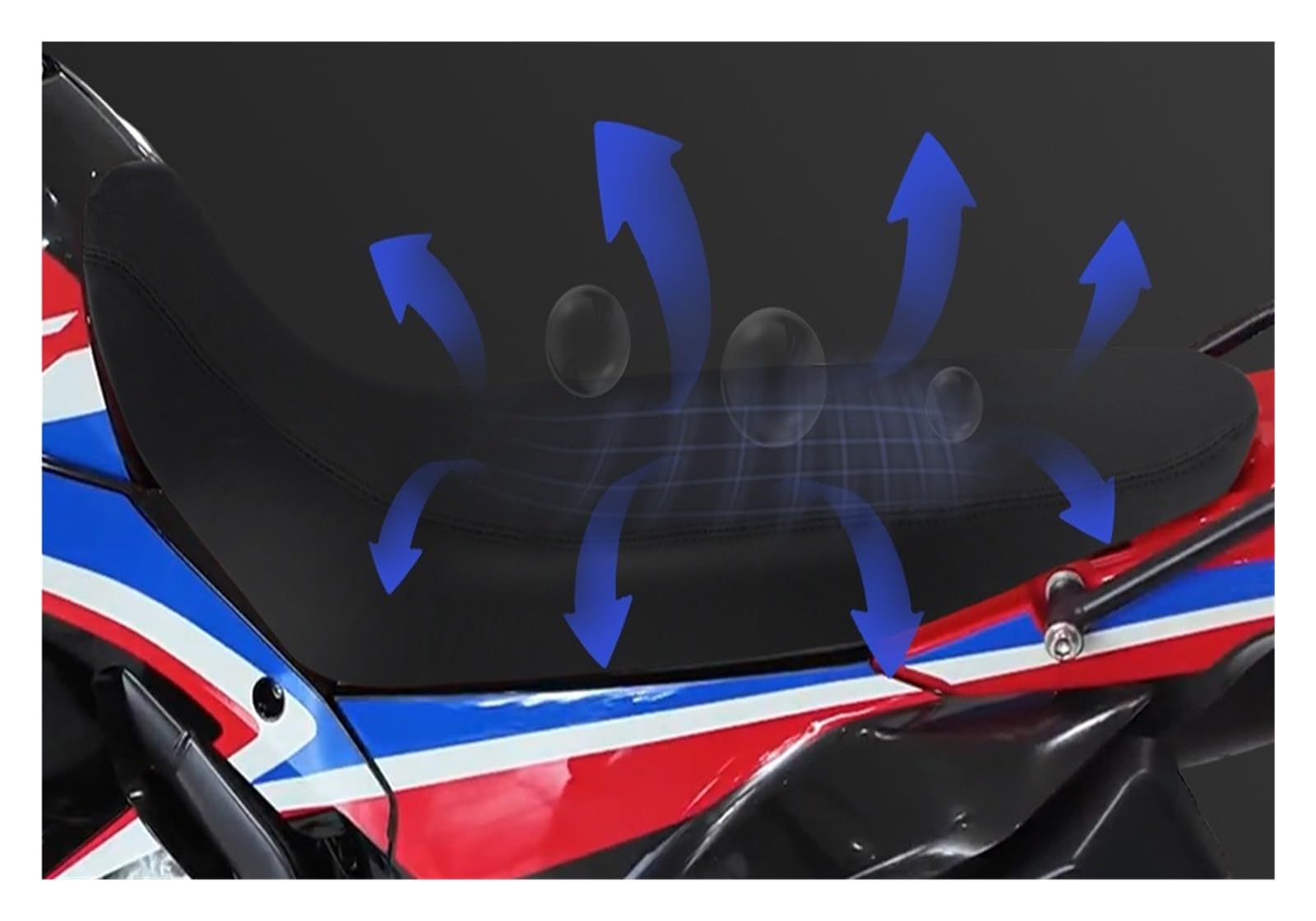 Sella moto Per CRF 300 L/Rally 2021 2022 2023 2024 Copertura Di Sede Del Motociclo A Righe Grip Pinza E Accessori Sostituibili Parti