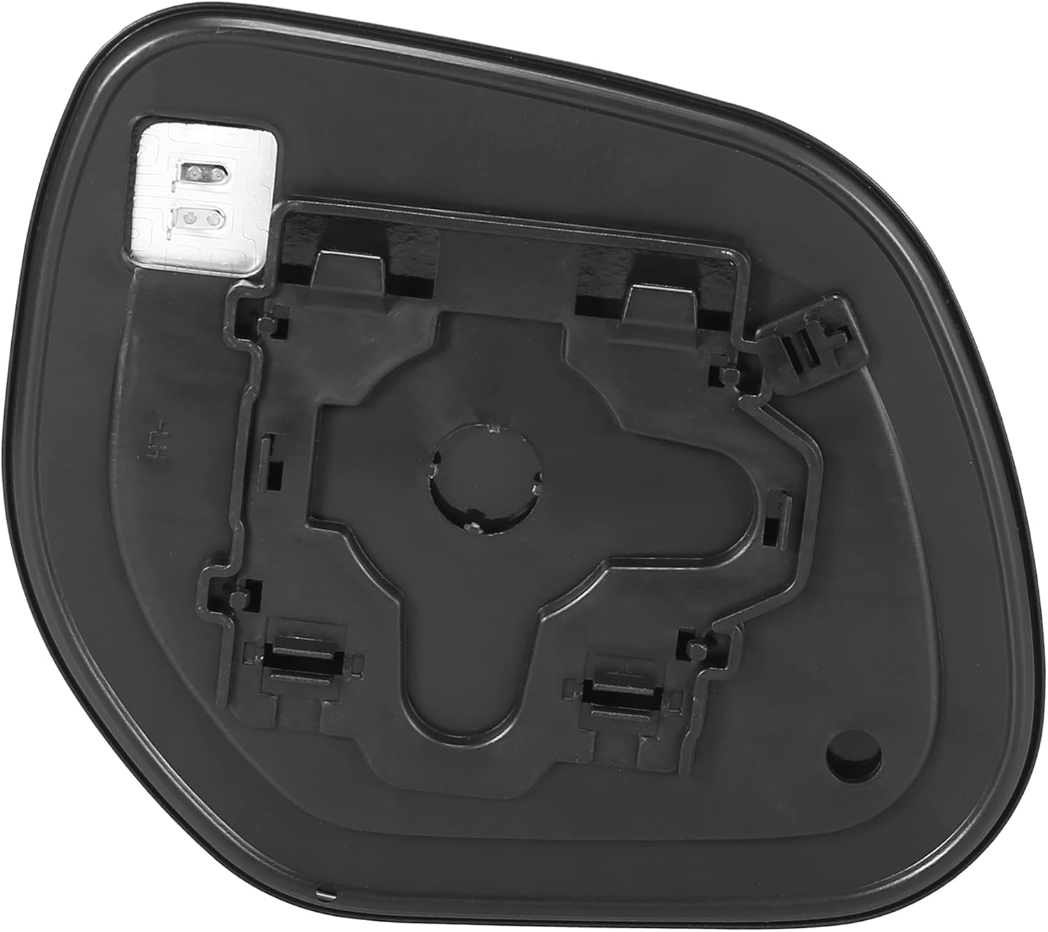 X AUTOHAUX Car Rearview Left Side Heated Mirror Glass with Backing Plate 8151LS 7632A470 for Mitsubishi Outlander