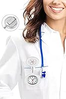 Vista 3 de Reloj de enfermera, reloj retráctil de solapa para enfermera, reloj de cuarzo con segunda mano para médico enfermera