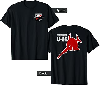 WW2 German Submarine U-96 U-boat Kriegsmarine Front&Back T-Shirt