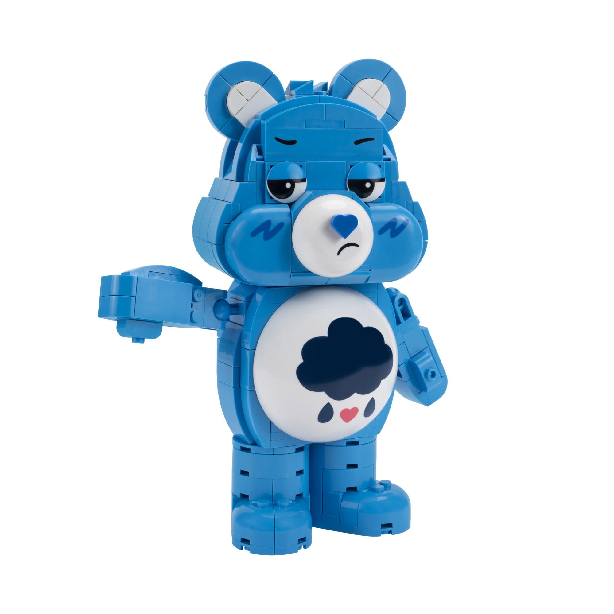 BLDR Care Bears Grumpy Bear Building Set - 7-Inch Buildable Articulated Figure with 419 Pieces, 0311, Multicolor, 0.01 - Image 3