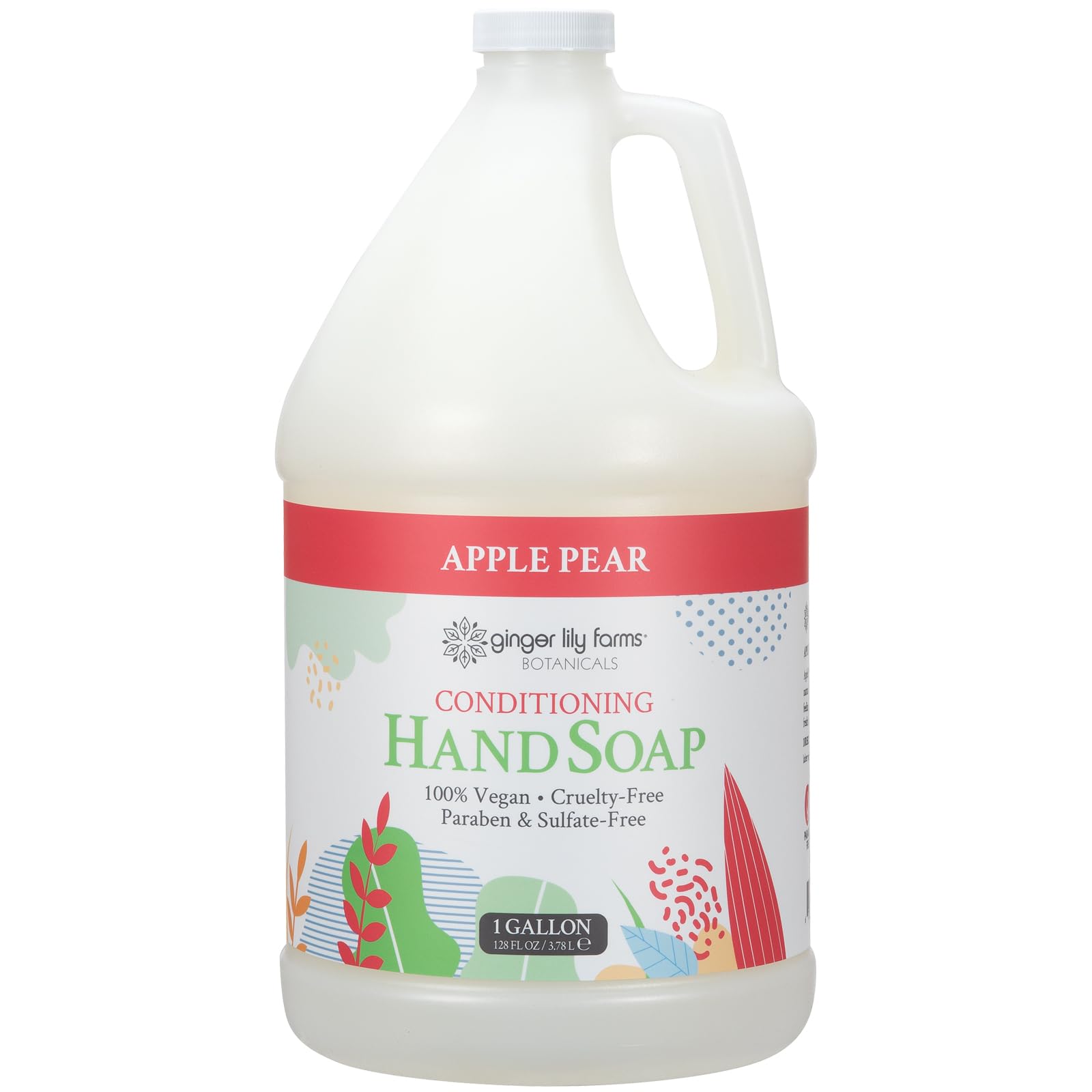 Ginger Lily Farms Botanicals All-Purpose Apple Pear Hand Soap, 1 Gallon