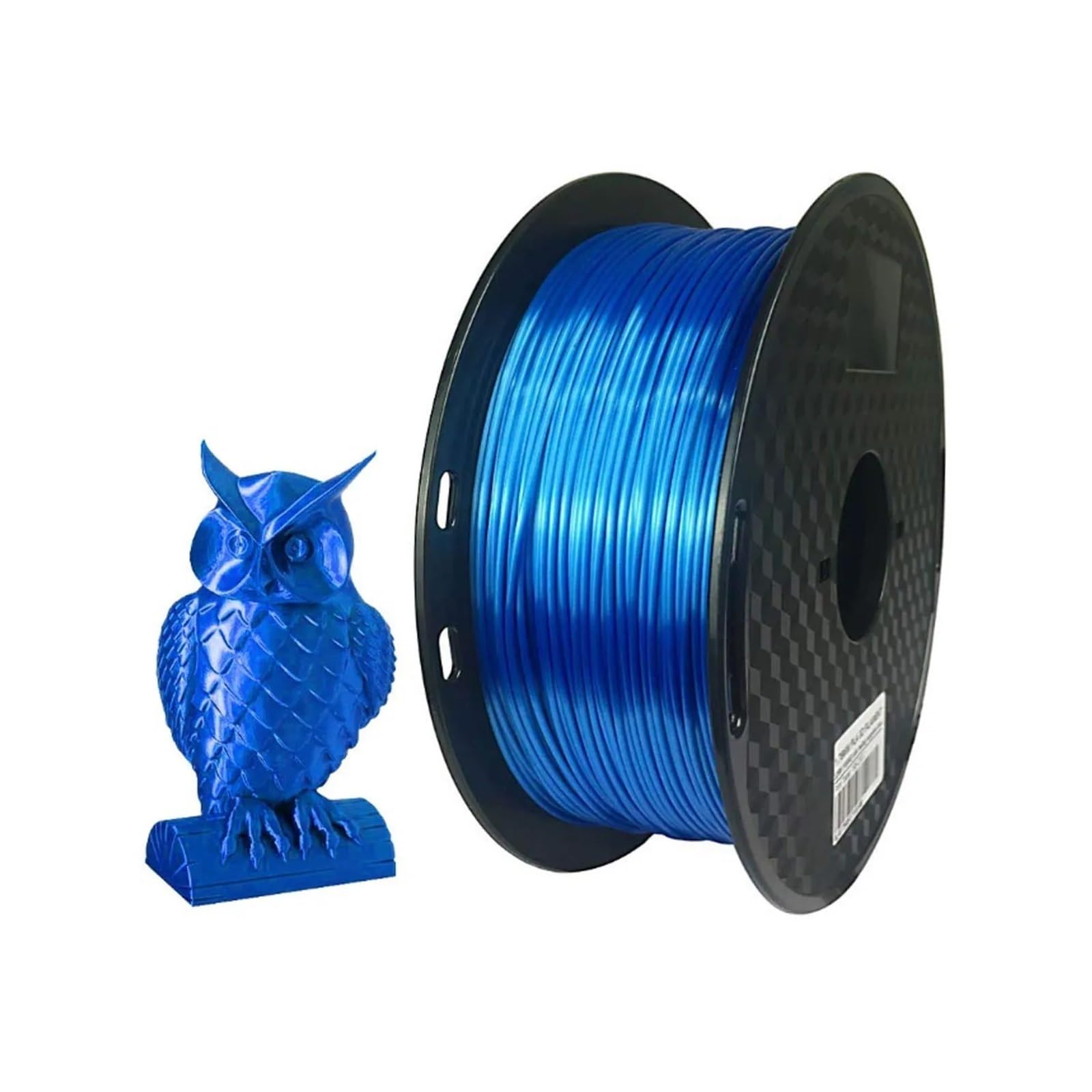 Seidensaphirblaues PLA-3D-Drucker-Filament, 1,75 Mm, 1-kg-Spule (2,2 Pfund), Filament Mit Metallischem Glanz