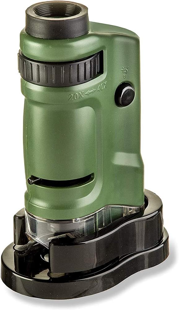 Microscópio de Bolso Carson Microbrite com LED e Ampliação 20x a 40x, MM-24, - imagem principal