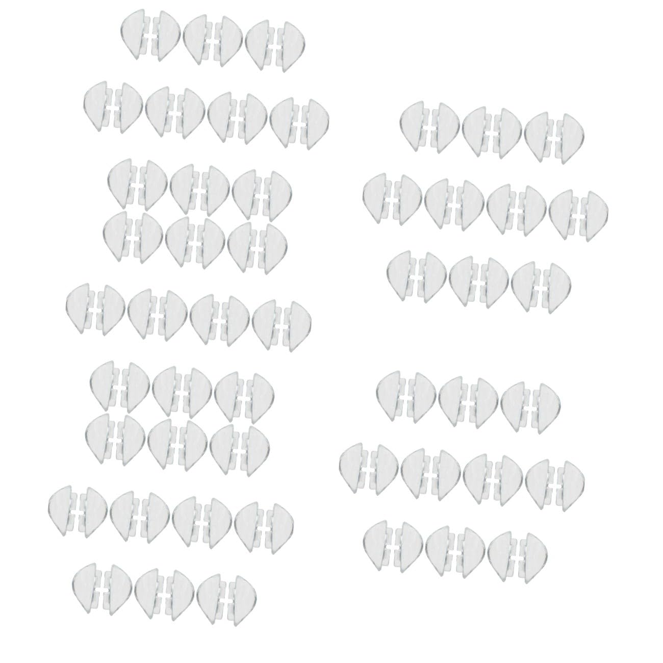 Beavorty 5 Set Naselli Per Occhiali Viti Per Occhiali Protezioni Per Il Naso Naselli Sostituibili Ventosa Da Tavola Naselli in Silicone Per Occhiali Naselli Plug-in Gel Di Silice 10 Paia*5