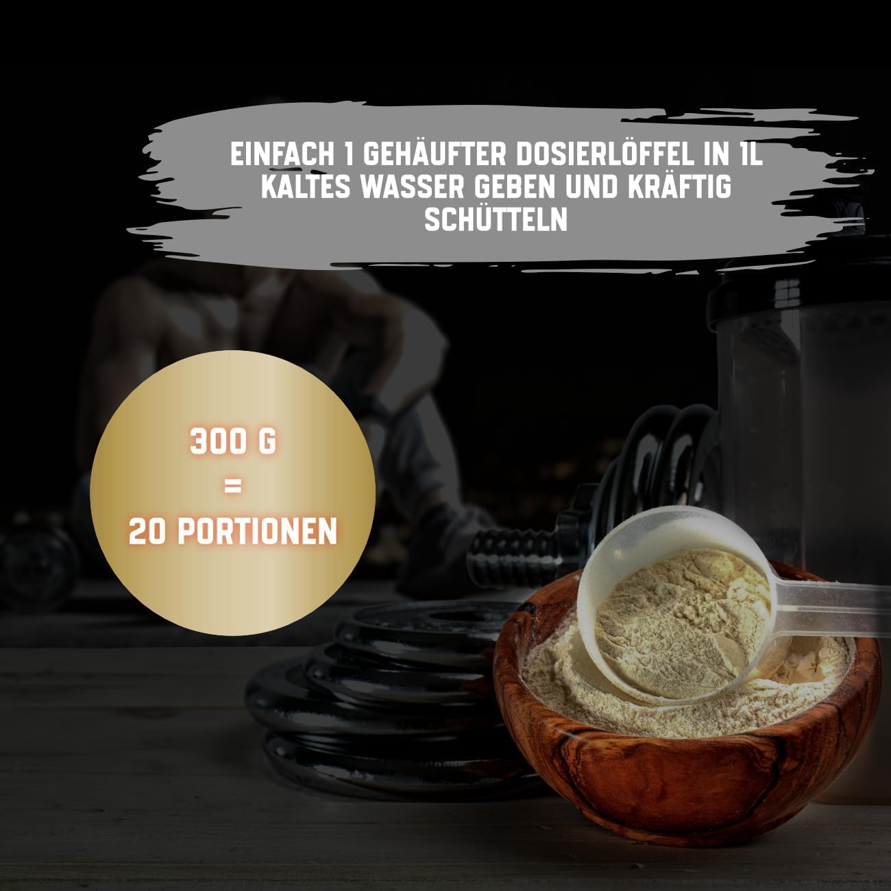 Eneryacked Booster - Pre Workout Booster mit Kreatin Monohydrat, Koffein & Aminosäuren - 60 Portionen (900g) - für Fokusphasen beim Training, mit Geschmack - Delicious Supplements - Made in Germany
