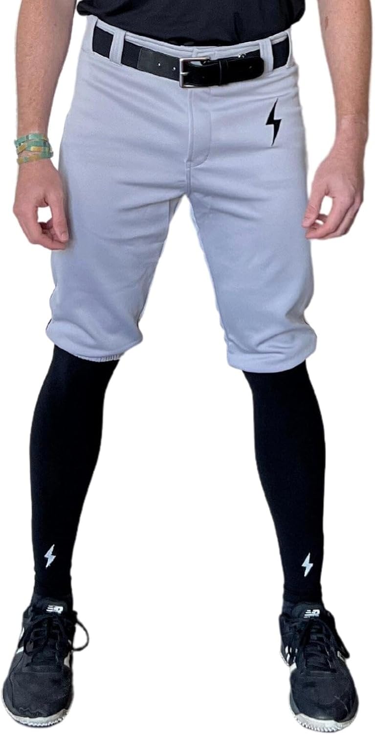 BRUCE BOLT Men's Premium Pro Baseball Short Knicker Pant - Multiple Colors - Adult Sizes
