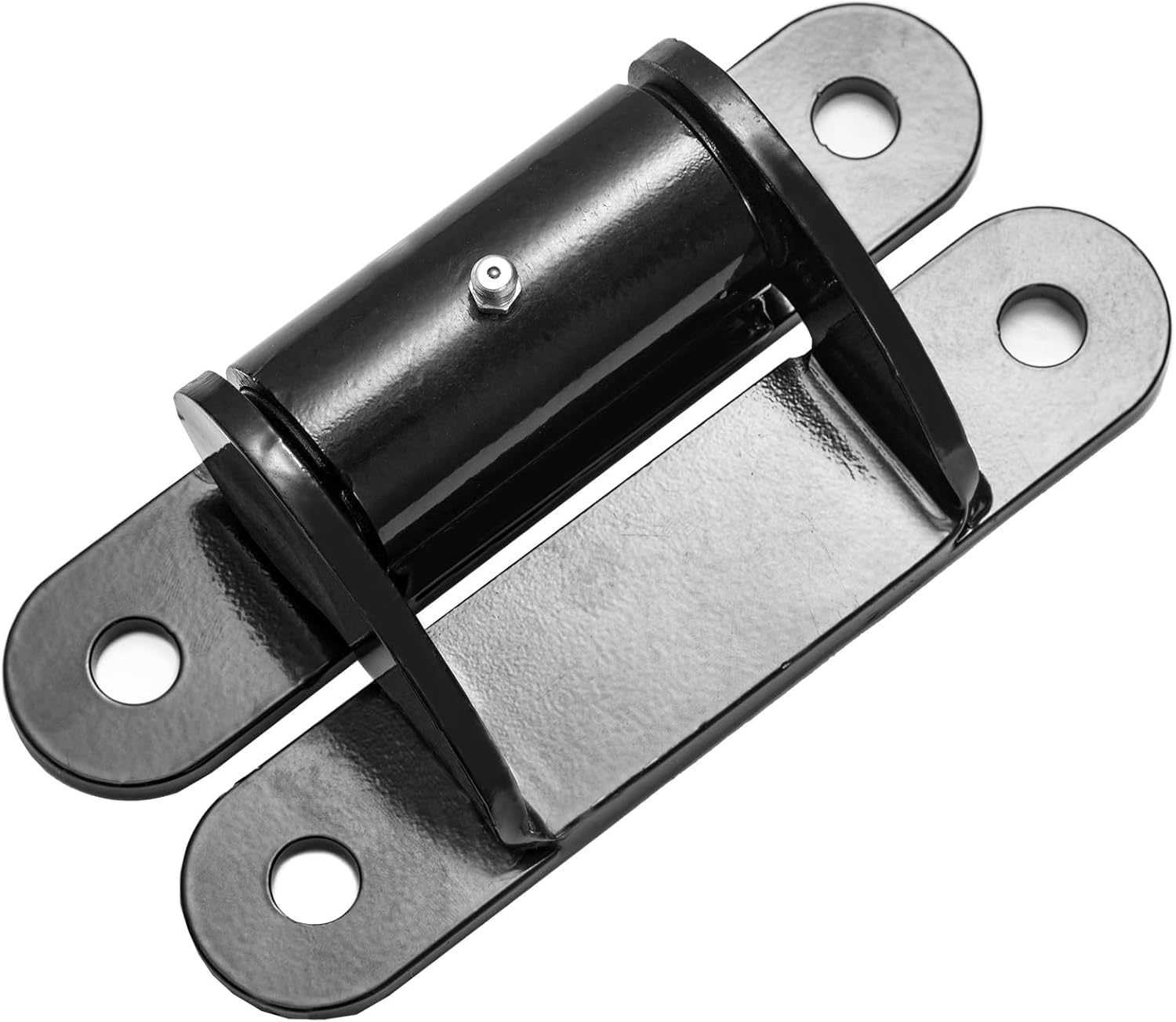 2 Pack Heavy Duty Gate Hinges 7" Sealed Bearings Adjustable Yoke Pivot Suitable for Large Driveway Gates Carbon Up to 1100 Pounds Black