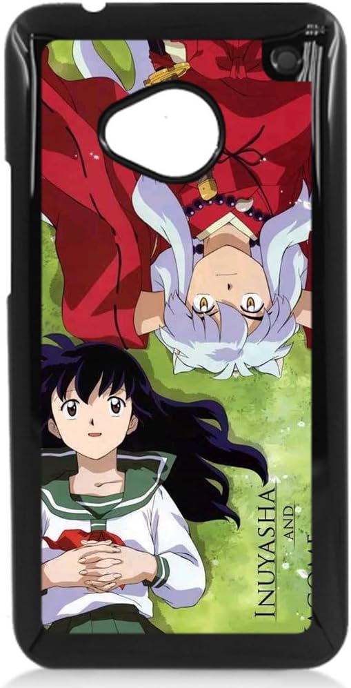 InuYasha Manga Anime Comic Higurashi Kagome HTC One M7 Hard Plastic Black or White case (Black)