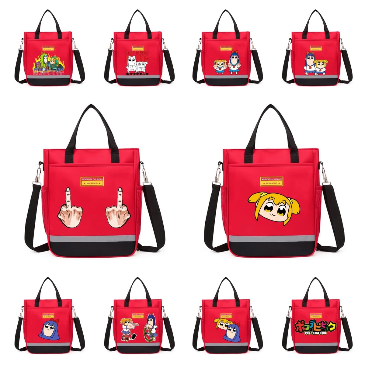 Amazon.co.jp: KAXIN ポプテピピック ポプ子 ピピ美 ックパック 