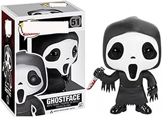 NESKTS Screaming Ghostface Figurines,Horror Killers Ghostface Plushies Doll,Movies Scream Ghostface Figurines Movies Fan Gift