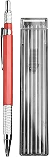 Welders Pencil Mechanical Metal Marker With 12 Silver Streak Refills, Luminous High-Temperature Resistant Marking Tool For Steel Welding, Sheet Metal Scribing, Engraving
